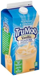 trumoo lowfat vanilla 1 milkfat milk