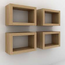 Floating Box Shelves From Wood Empire