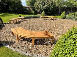 Curved Backless Bench Fsc Certified