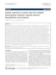 pdf lysine nutrition in swine and the