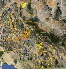 arizona gold maps gold claims
