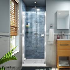 Lumen Semi Frameless Pivot Shower Door