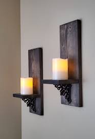 Wall Candle Holder Set Of 2 Floating