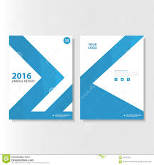 Blue Vector Annual Report Magazine Leaflet Brochure Flyer