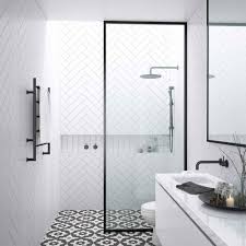 The minimum space required for an en suite consisting of a shower enclosure, basin and toilet is approximately 0.8m x 1.8m. Shower At The Back Wall Toilet And Sink To The Left And The Door Opens Onto The Bedroom Ensuite Bathroom Designs Small Bathroom Remodel Bathroom Design Small