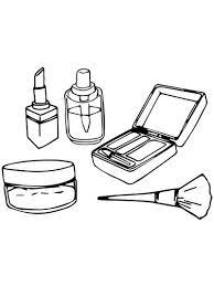 makeup coloring pages