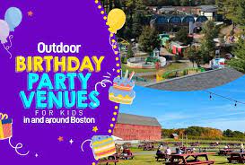 outdoor birthday party venues for kids