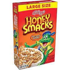 kellogg s honey smacks breakfast cereal