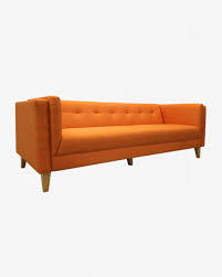 fin sofa bright scarlet i 3 seater
