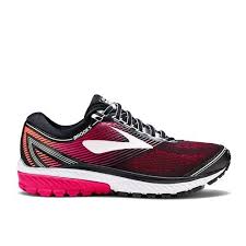Brooks Womens Ghost 10 Wide Running Shoes Black Bright