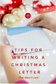 writing a christmas letter that doesn t
