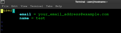 change git username and email on your