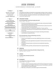 accounting and finance resume exles