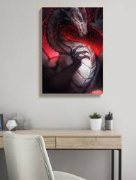 Buy Fantasy Canvas Print Evil Red Eyed