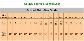 Boys Shirt Size Chart By Age Avalonit Net