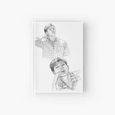Bts dynamite fan art sketches designed by veronika diah. Namjoon Pencil Sketches Hardcover Journal By Honeybangtann Redbubble
