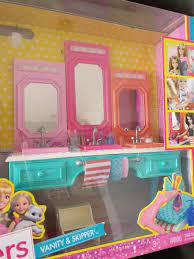 barbie doll makeup vanity skipper set