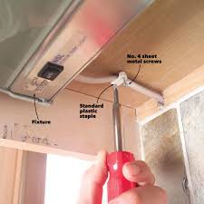 Cabinet How To Install Under Cabinet Lighting For Your