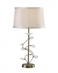Willow Table Lamp With White Shade 1