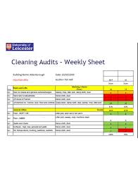 Free 10 Best Cleaning Audit Form Examples Templates