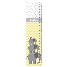 Amazon Com Kido Design Studio Elephants Growth Chart