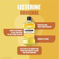 listerine antiseptic mouthwash rinse