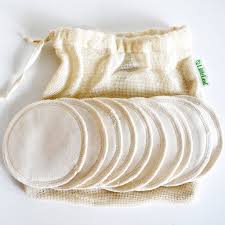 organic cotton makeup remover pads by
