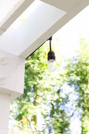 To Hang Patio Lights On A Covered Patio