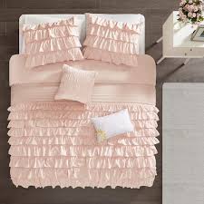Demi 4 Piece Blush Twin Comforter Set