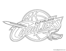 Search images from huge database containing over 620 we have collected 36+ cleveland cavaliers logo coloring page images of various designs for you to color. Nba Cleveland Cavaliers Logo Coloring Page Coloring Page Central