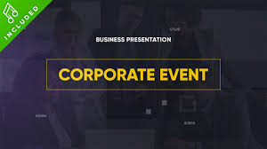 Corporate Event Slideshow After Effects Template Eztuto Studio