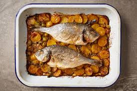 how to cook sea bream great british chefs