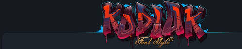 Sejak di bangku sd kita sudah harus mempunyai tanda tangan sendiri. Fontstyle Kodiak Funky Fonts Free Vector Art Grafiti