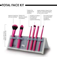 moda 7pc total face travel sized makeup
