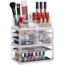 relaxdays makeup organizer with drawers