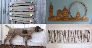 27 wonderfully easy diy wood wall art ideas