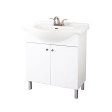 While this may be a bit larger than the average bathroom vanity cabinet, with a large open then, make a pencil mark one inch in front of the leading edge of the blade. Facto Vanity Sink Euro 2 Doors 30 X 34 X 13 White Yg750wl Rona