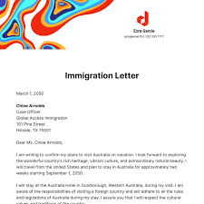free immigration letter templates