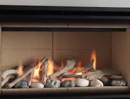 Gas Fireplace Logs Fire Glass