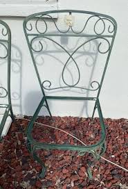 Wrought Iron Patio Chair Refresh