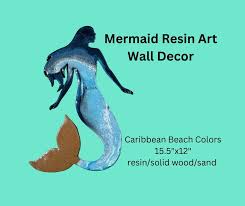 Resin Wall Art Mermaid Moy Resin Envy