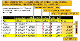 Quick Excel Income Tax Calculator For Fy 2015 16 Ay 2016 17
