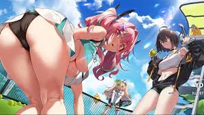 An exciting day at the tennis court (Baltimore and Bremerton by YD) :  r AzureLane