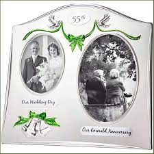 55th year wedding anniversary gifts and