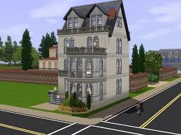 Single Townhouse No Cc Sims House