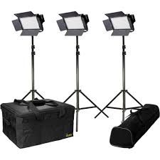 Rent A 3 Point Led Light Kit Ikan W Bi Color And Dimming Control Best Prices Sharegrid Los Angeles Ca
