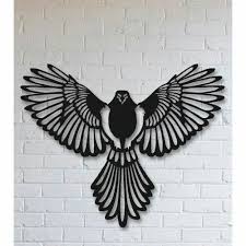Black Acrylic Eagle Wall Decor