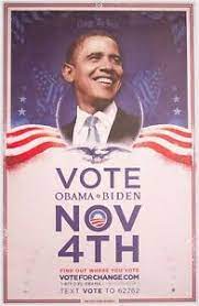 This limited edition poster measures approx. Florida Vote President Barack Obama Change 2008 Political Campaign Print Poster Ebay