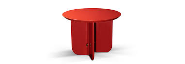 Red large oval glass coffee table. Be Good Coffee Tables Red Edition