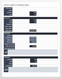 free itinerary templates smartsheet